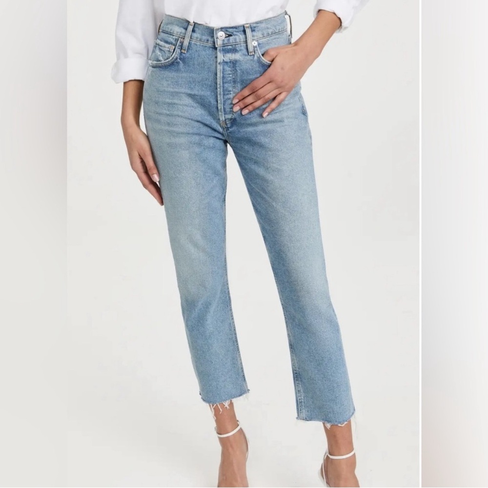 Citizens Of Humanity Light Blue Ankle Jeans